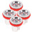 4Pz Stopper Scarico Lavabo Resistente Antiodore E Bagno 7