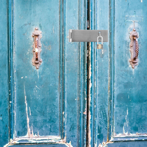 6Set Ganci Sicurezza in Inox Per Cancelli E Armadi 2