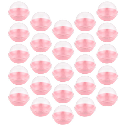 100Pz Contenitori Pink Per Mini Dolci Muffin Cupcake Con 1