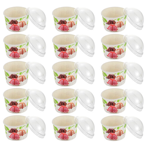 100Set Monouso Per Gelato E Dolci E PP Colorati