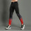 Red Men Stretch Compression Pants Breathable Running Leggings 3