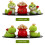 1Set Resin Beeldje Auto Decor Dierenriem Jaar Van De 6