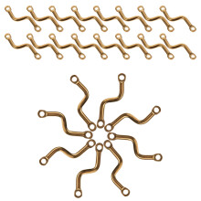 150Pz Connettori Gioielli in S-Forma Per Creazioni DIY