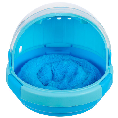 1Ensemble Cage Portable Avec Chaud En Peluche Pour Perroquet