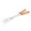 2Pz Forchette Da Carne in Legno Per Barbecue Casa 11