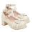1Paio Scarpe Lolita Con Beige 1