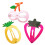 3Pz Clip Fermacapelli Frutta Metallo Per E Donne 8