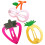 3Pz Clip Fermacapelli Frutta Metallo Per E Donne 10