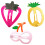 3Pz Clip Fermacapelli Frutta Metallo Per E Donne 4