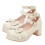 1Paio Scarpe Lolita Con Beige 3