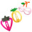 3Pz Clip Fermacapelli Frutta Metallo Per E Donne 2