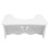 White PVC Bathroom Toilet Stool Sturdy Home Potty Support Stool 8