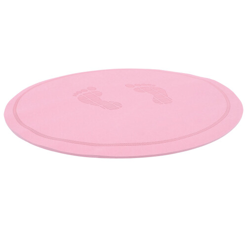 Pink Tpe Household Skipping Mat Comfortable Exercise Pad
