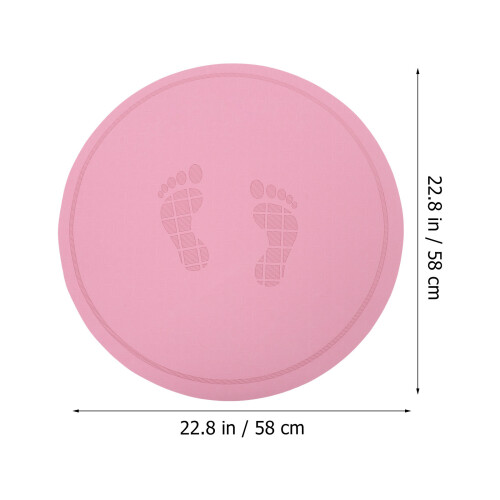 Pink Tpe Household Skipping Mat Comfortable Exercise Pad 2