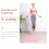 Pink Tpe Household Skipping Mat Comfortable Exercise Pad 9