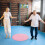 Pink Tpe Household Skipping Mat Comfortable Exercise Pad 11