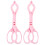 Clip Allattamento Silicone Rosa Antiscivolo Resistente 7