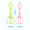Clip Allattamento Silicone Rosa Antiscivolo Resistente 11