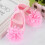 1Paire Souliers Bébé Rose Design Simple Et Antidérapant 11