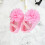 1Paire Souliers Bébé Rose Design Simple Et Antidérapant 2