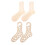 4Pièces Formeurs En Beige Pour Tricot Main Durable 8