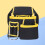 Black Work Tool Bag Waist Pouch for Electric Drill Storage 7