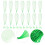 100Set Sacchetti Mesh Verde Per Uova Trasporto Pe 9