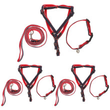 3Szt Pet Traction Rope Nylonowa Smycz Dla Psów I Kotów Granatowa