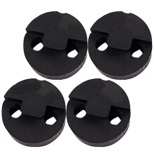 4Pz Sordine Pratica Violino Nero Gomma Ponte Volume Suono
