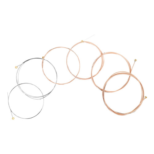 6Pièces Cordes De Guitare Durable Couleur Variée