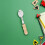 2Pcs Rustic Wood Musical Spoons Hand Percussion Instruments for Kids 4