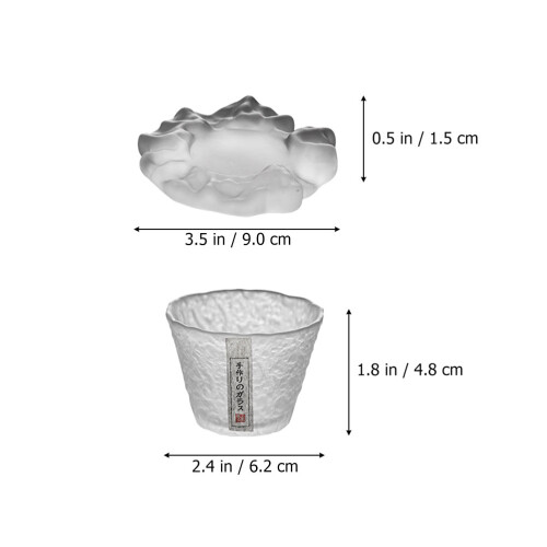 1Set Set Da Tè in Chiaro Con Sottobicchiere 1