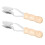 2Pcs Rustic Wood Musical Spoons Hand Percussion Instruments for Kids 11