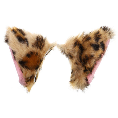 1Paio Fermagli Orecchie Peluche