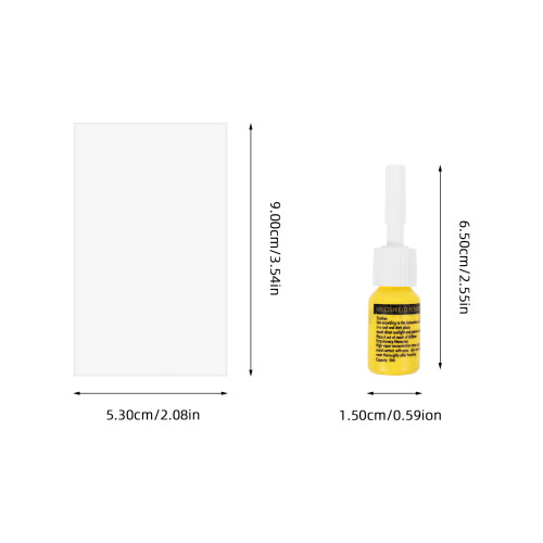 1Ensemble Kit Réparation Pare- Résine Liquide Multi Usage Auto 1