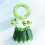 5Pz Set Gonna Hula Con E Decorazioni Floreali Colorate 5
