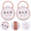2Pcs Pink PP Pacifier Storage Container Portable Baby Holder 6