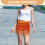 Orange Polyester Sequin Waist Belt for Dance and Belly Dancing 10