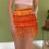 Orange Polyester Sequin Waist Belt for Dance and Belly Dancing 5
