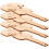 4Pz Segnalibri in Bamboo Beige Decorativi E Resistente Per Libri 1