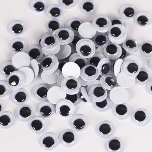 500Pz Occhi Neri Per Progetti Creativi Doll 4-12Mm 1