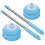 2Pièces Ventouse Déboucheur Bain Wc Longue Acier Bleu 7