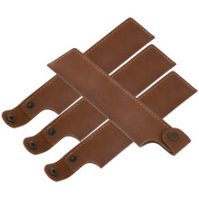 4Pz Custodia Sleeve Penna PU Marrone Per Custodia E Trasporto