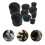 9Pièces Caches Ecrous Plastique Noir Adaptation Cadre 10