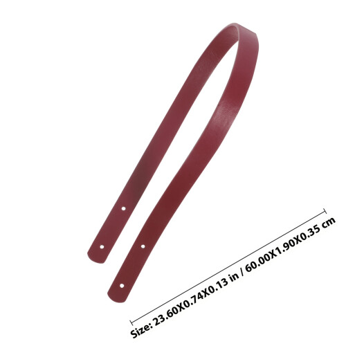 2Pz Cintura Per Borsa Rosso Scuro, Spesso E Resistente 1