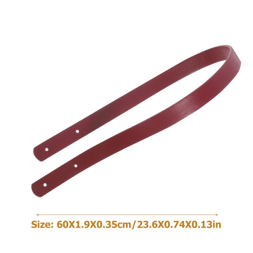 2Pz Cintura Per Borsa Rosso Scuro, Spesso E Resistente 2