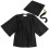 1Set Grembiule Laurea Con Cappello E Nappa 11