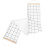 Durable White Growth Height Chart for Kids Room Measurement 7