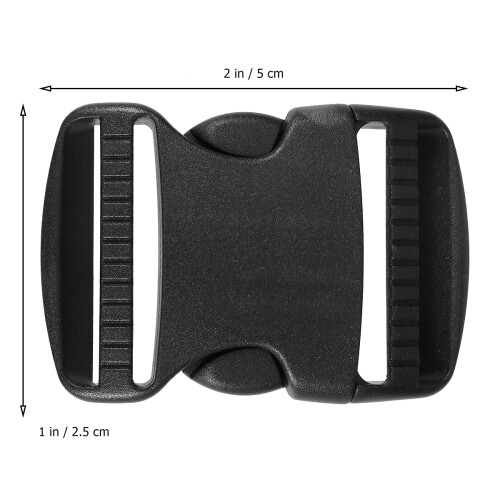 30Pz Fibbie Plastiche Nere Per Cintura E Set Pratico E 1