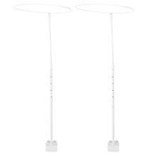 2Sets Universele Dubbelclips Netsteun Wit Ijzer Kinderbed Frame
